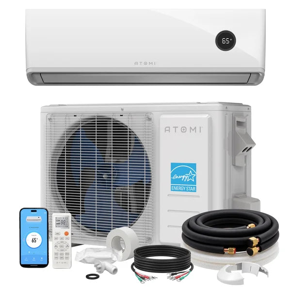 Atomi Tempestas Mini-Split Smart Air Conditioner + Heater C5915