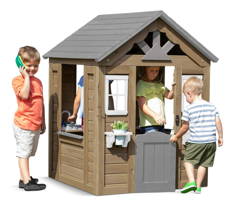 Maple Leaf All Wood Playhouse, Ages 1-5 Y3391