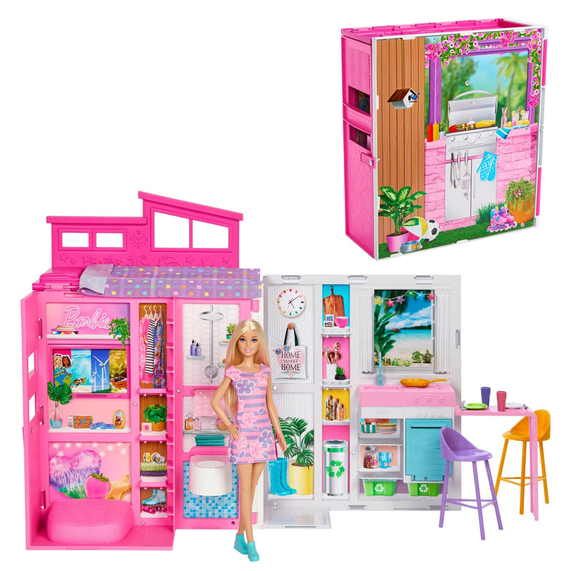 2024 Getaway House Playset with Doll, Includes 4 Play Areas, Kids Ages 3+ D496
