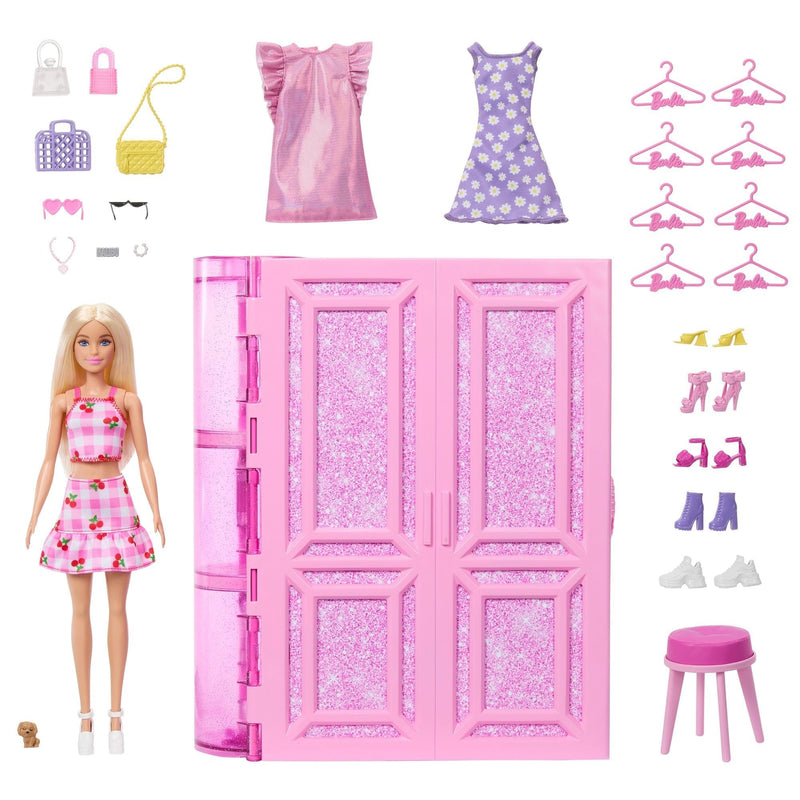 Dream Closet Toy Playset with Series 3.0 Fashion Doll and 25+ Accessories E4842