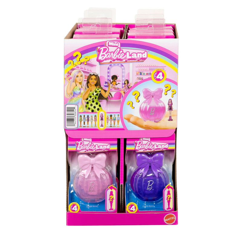 Mini BarbieLand Series 4 Fashionista Dolls with Surprise Blush Reveal, Assorted Styles Z2330