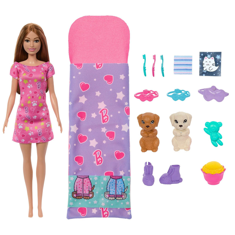 Skipper Doll & Puppy Slumber Party Playset, Kids Ages 3+ E8931