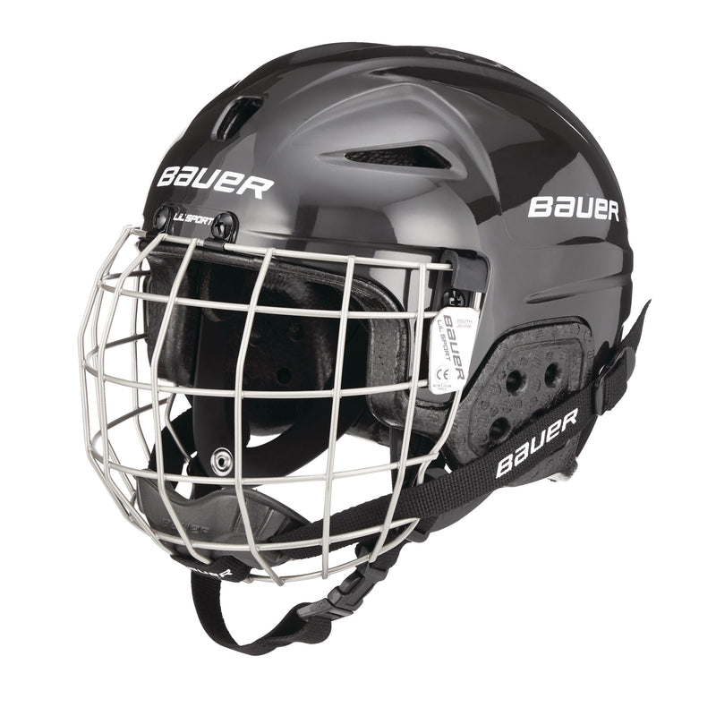 Lil' Sport Child Hockey Helmet & Cage Combo, Youth, Black C4202