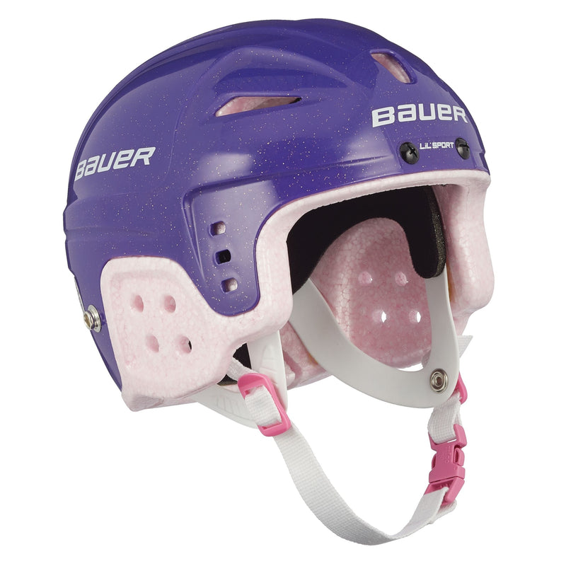 Lil' Sport Hockey Helmet, Youth, Purple & Pink W3338