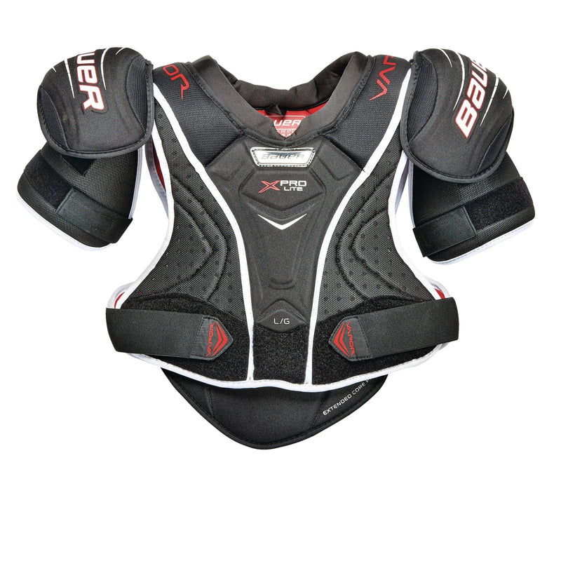 Vapor X Pro Lite Junior Hockey Shoulder Pads, Comfortable and Lightweight, Black A6364