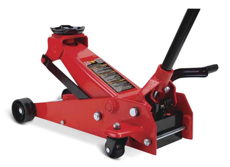 Big Red Heavy-Duty + Garage Floor Jack with Quick Start, 3.5-Ton Q5995