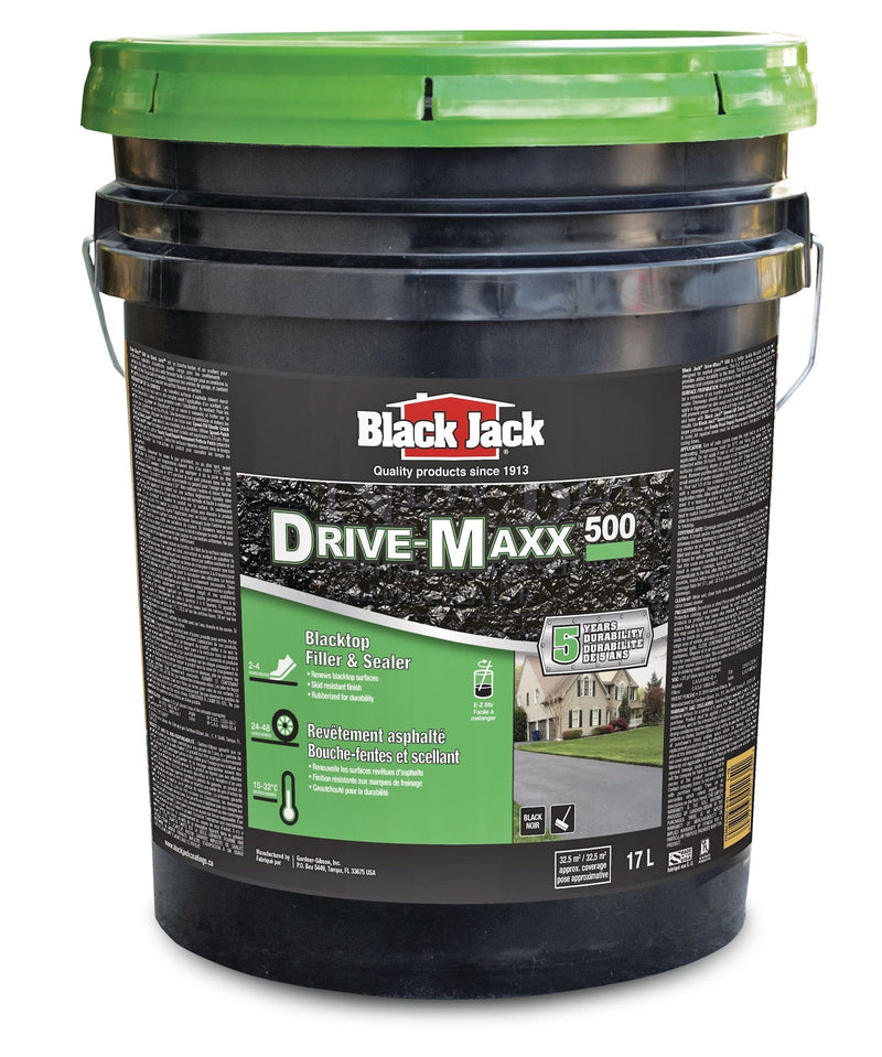 500 5-Year Asphalt Driveway Filler & Sealer, 32.5 sq. m Coverage, 17-L T6414