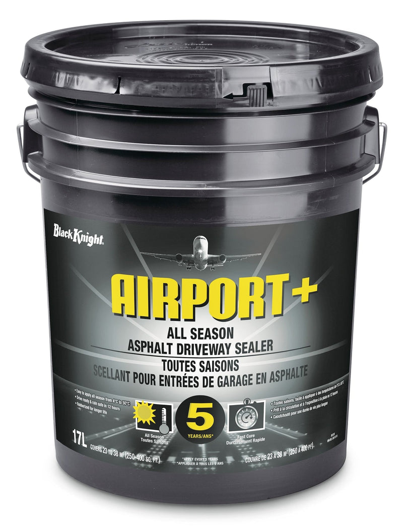 Airport+ All-Season Driveway Asphalt Sealer, 250-400 sq. ft Coverage, 17-L E3068