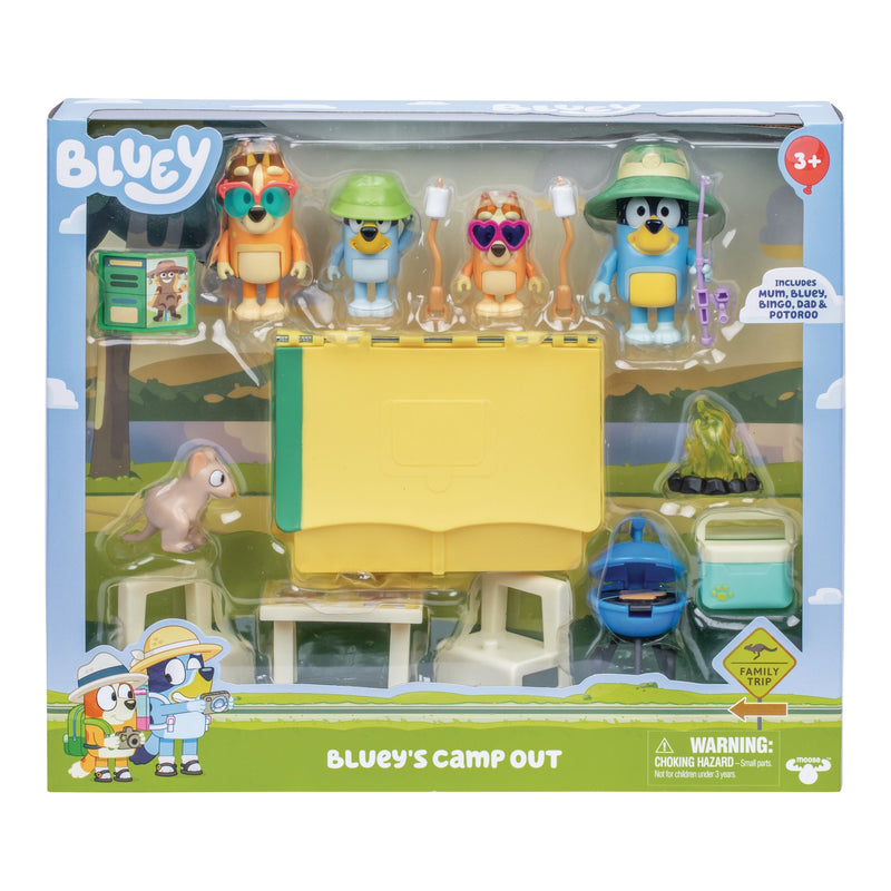 's Camp Out Playset with Figures and Accessories, 15-pc T7339