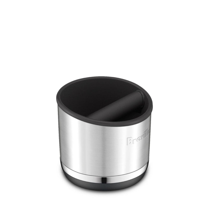 Knock Box 10, Compact, Brushed Stainless Steel Q2338