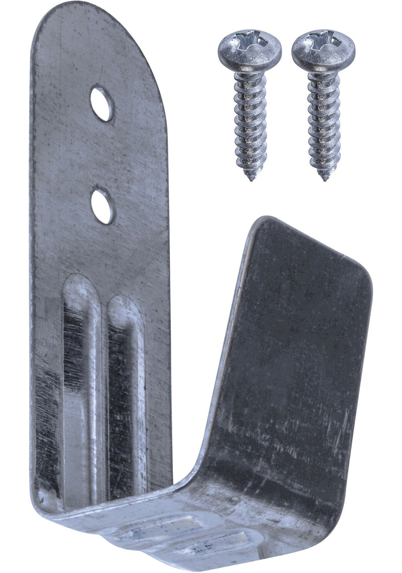 Square Hooks, Carbon-Steel and Zinc-Plated, 55-lb Capacity, 5-pk V8292