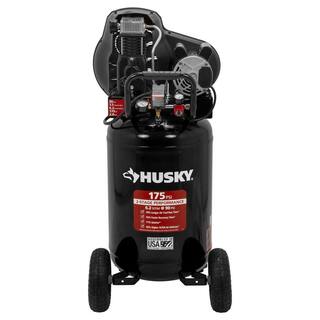 Husky 30 Gal. 175 PSI Oil Lubed Belt Drive Portable Vertical Electric Air Compressor C304H W1966