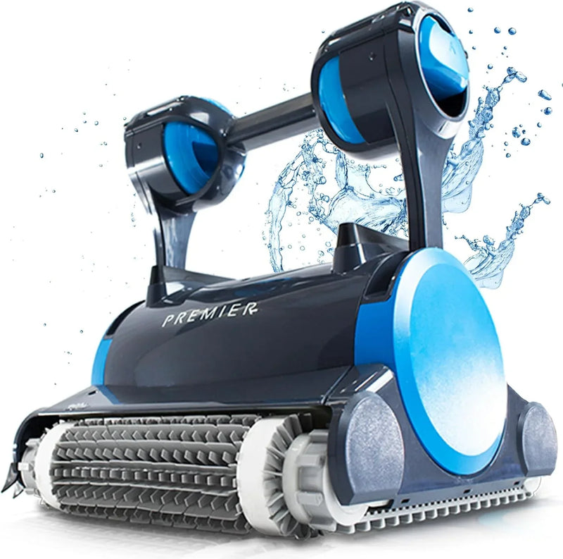 Dolphin Premier Robotic Pool Cleaner (2025 Model) with Multimedia, Oversized Leaf Bag, Standard & Ultrafine Filters, Weekly Timer, Waterline Cleaning & More 锟斤拷 for In-ground Swimming Pools up to 50ft F8518