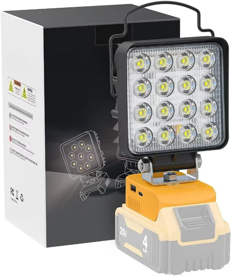 Cordless 20V Max LED Work Light for 20v Battery 48W Flashlight Z3410
