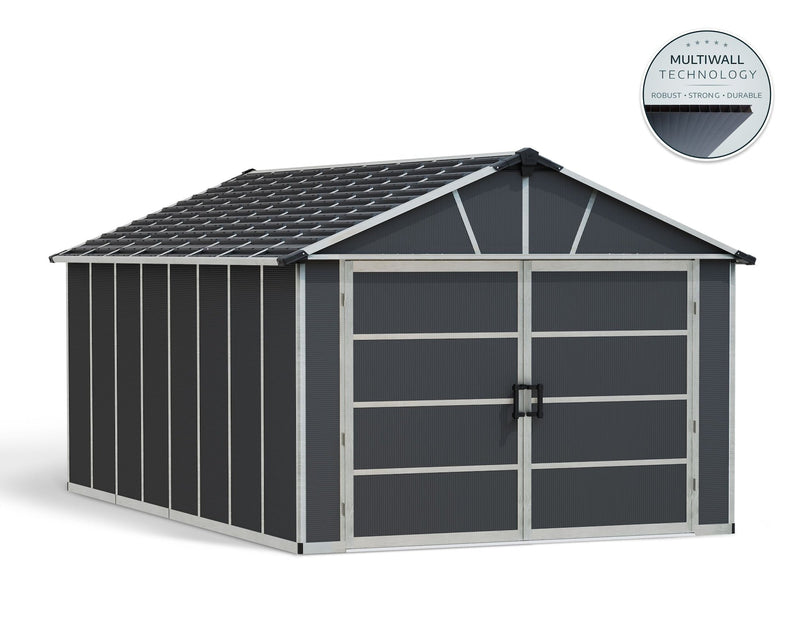 Yukon Multi-Function Polycarbonate Garage, 11x17-ft B4834
