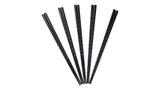 Black Dishwasher Safe Chopsticks, Serves 5, 10-pc