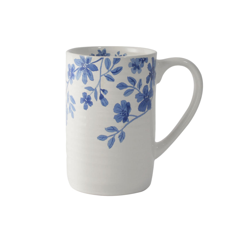 Flower Stoneware Mug, 15-oz H5270
