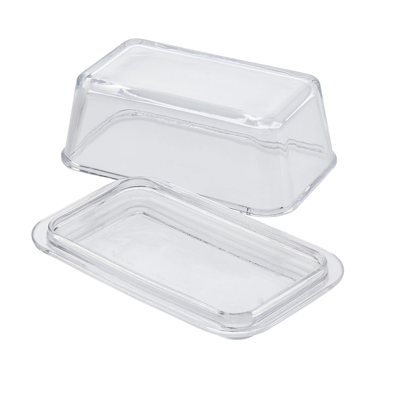 Glass Butter Dish, 1-lb Butter Capacity, With Lid, Dishwasher Safe D6257