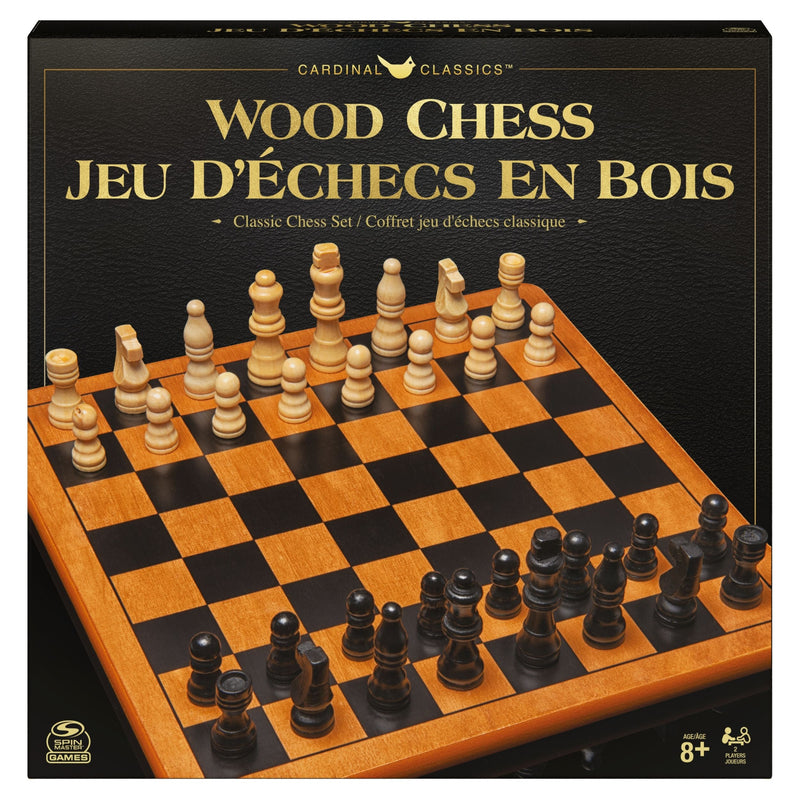 Premium Wood Chess Set, 2 Players, Ages 8+ K4705