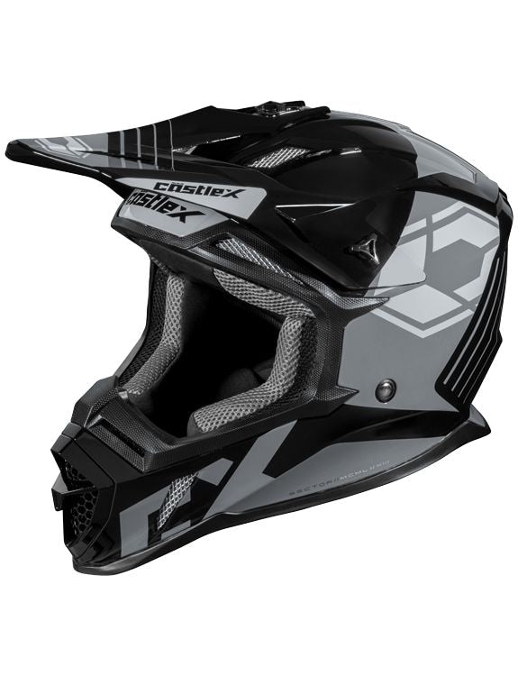 X CX200 Sector MX Helmet, Grey S1587