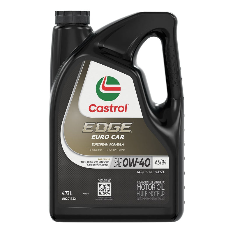 EDGE Euro 0W40 A3/B4 Advanced Synthetic Engine/Motor Oil, 5-L G1035