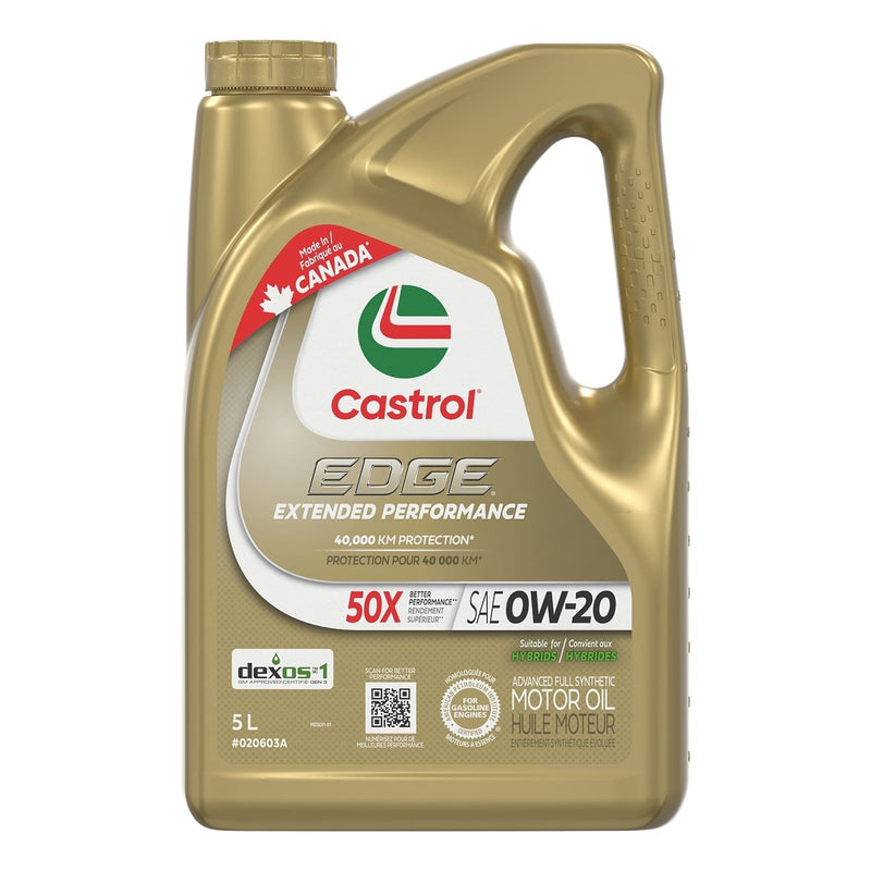 EDGE Extended Performance 0W20 Synthetic Engine/Motor Oil, 5-L D9044