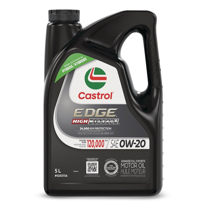 EDGE High Mileage 0W20 Synthetic Engine/Motor Oil, 5-L R6095