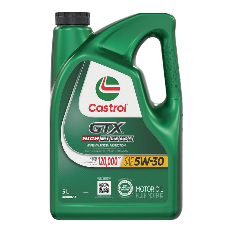 GTX High Mileage 5W30 Conventional Engine/Motor Oil, 5-L N5841