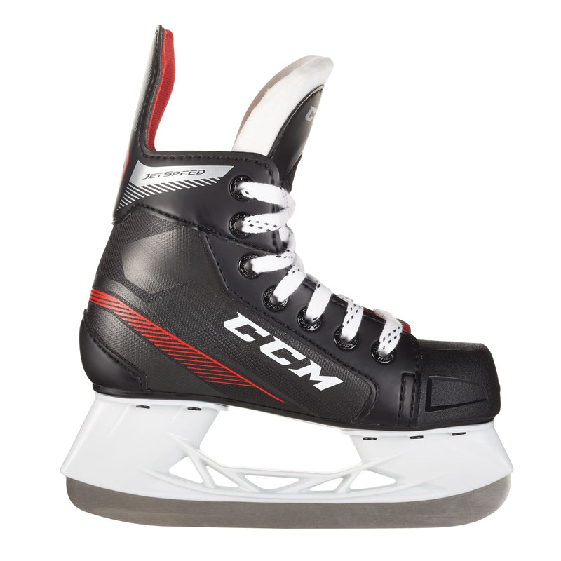 JS 445 Youth Hockey Skates, Sizes 8-13, Black V9673
