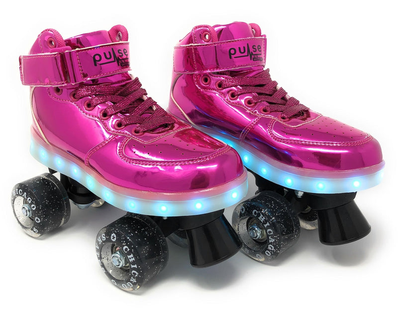 Pulse LED Light Up Rollerskates, Pink W0664