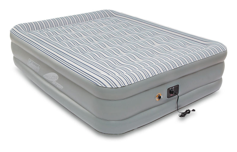 Queen SupportRest Elite Double-High Inflatable Air Mattress/Airbed with Built-In 120V Pump, Woods Outdoor Collapsible Folding Utility... X3421