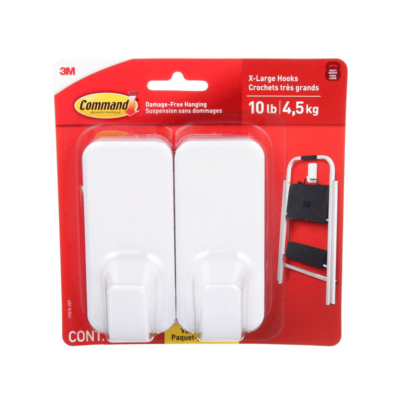 10-lb Jumbo Hook Value Pack, 17010-2EF | 2 Hooks, 6 Strips per Pack F2197