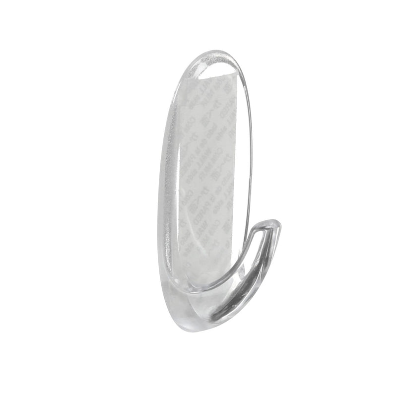 Medium Clear Hooks and Strips, Damage Free, 2-lb Capacity Y2890
