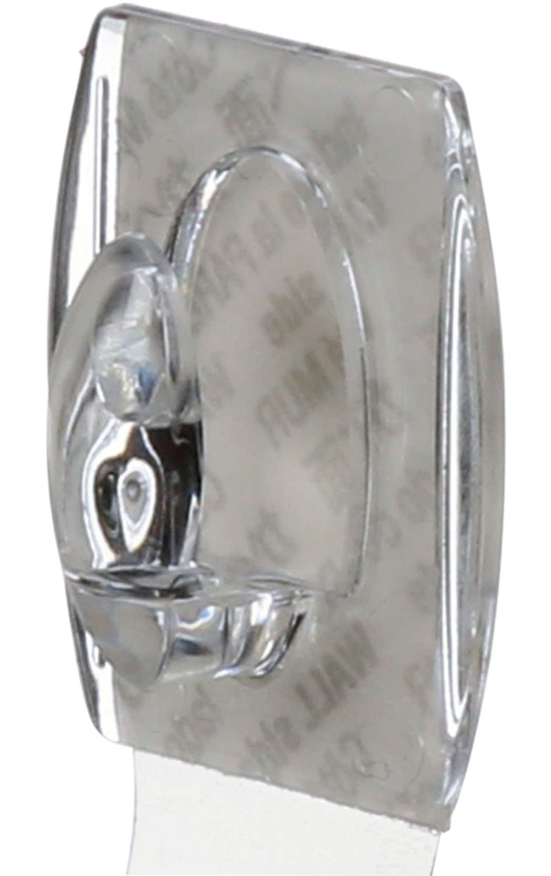 Mini Clear Hooks and Strips, For Variety Surfaces, 0.5-lb Capacity G548