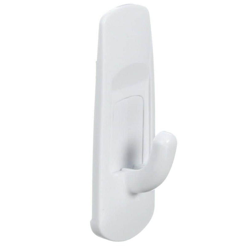 Small Utility Hooks Value Pack with Adhesive Strips, White, 1-lb, 6 Strips per Pack M5916