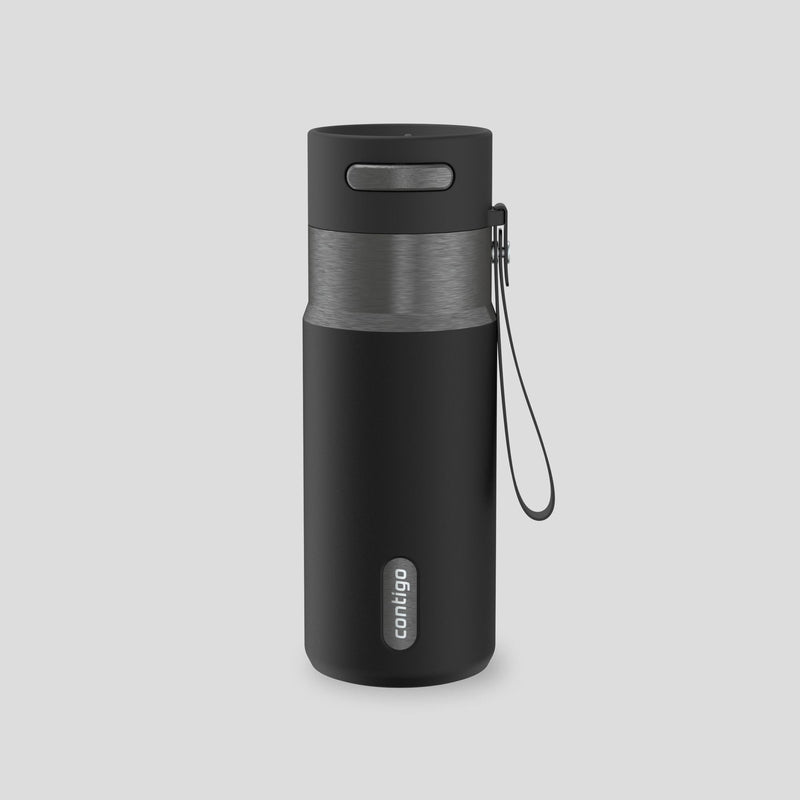 Insulated Stainless Steel Travel Bottle with Lid, Various Colours, 16-oz V9262