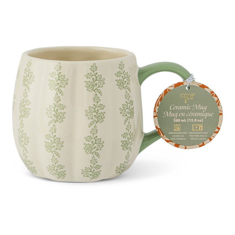 380-mL Dishwasher Safe Cream/Sage Harvest Mug A0541