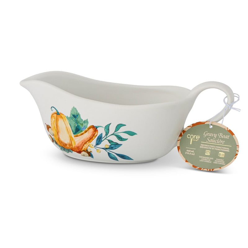 Dishwasher Safe Stoneware Harvest Gravy Boat Z5498
