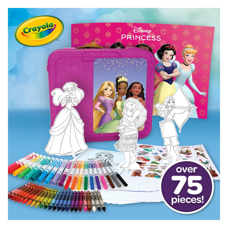 Princess Art Case, Arts & Crafts Kit for Kids, 79-pc, Ages 5+ M8521