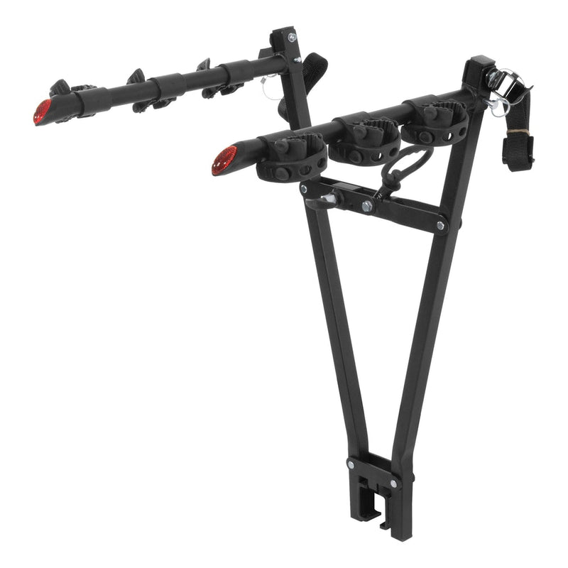 18013 Clamp-On 3-Bike Hitch Mount Bike Rack, Fits Over 2-in Receiver, Black O3531