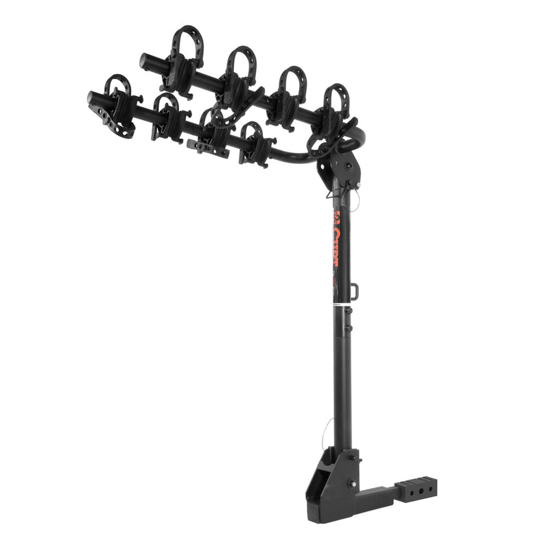 18030 2-Bike To 4-Bike Two Arm Hitch Mount Bike Rack, Fits 1-1/4, 2-in Receiver, Black J8253