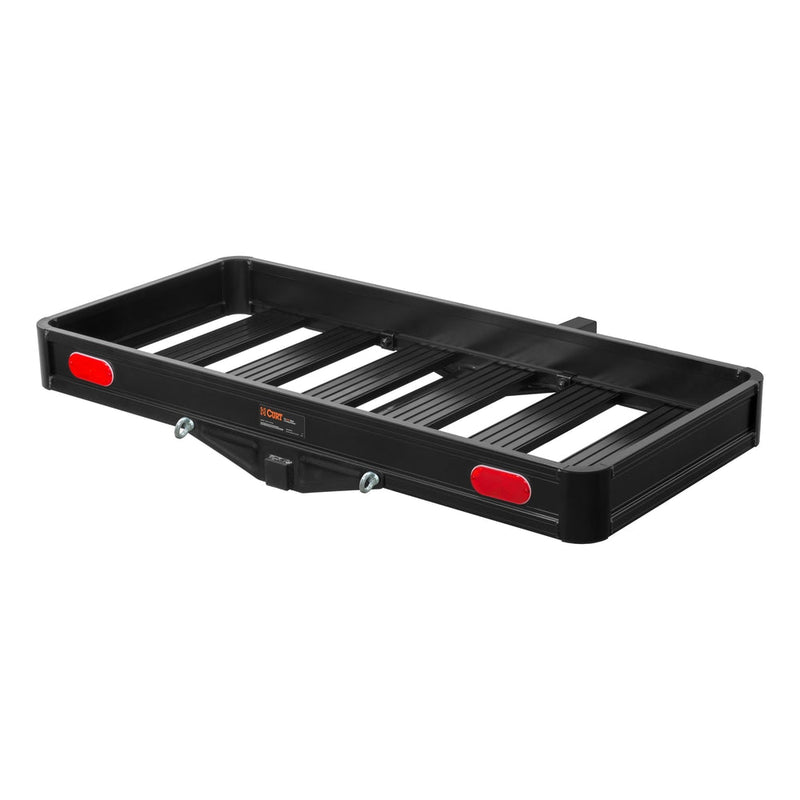 18113 Aluminum Hitch Mount Basket-Style Cargo Carrier, Fits 2-in Receivers, 49 x 22-in J5852