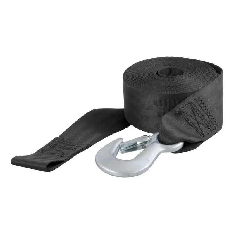 29451 2-in x 20-ft Nylon Winch Strap with Hook, 3,300-lbs H3932