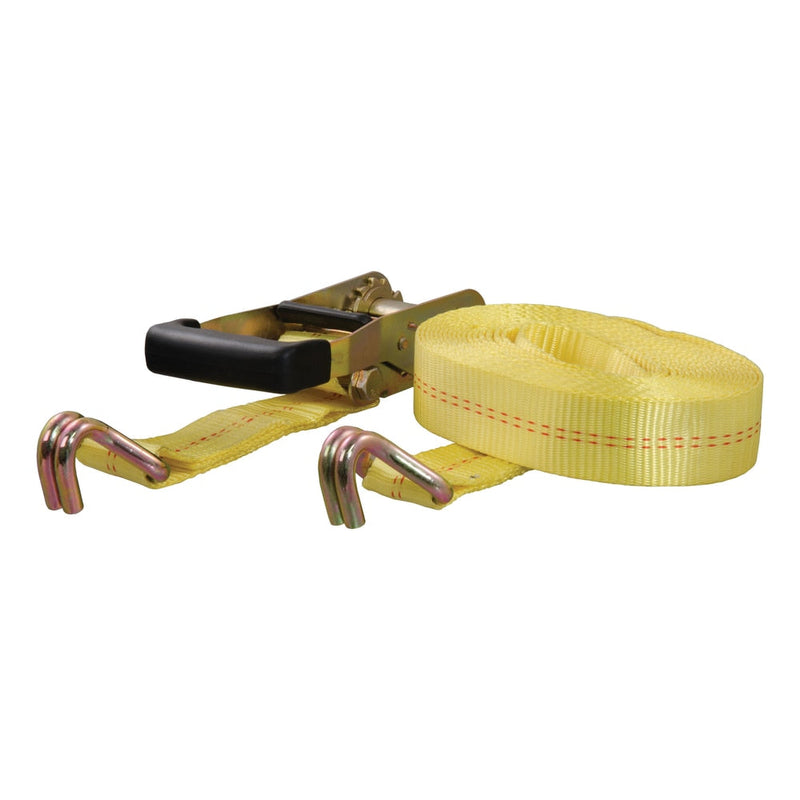 83047 Cargo Strap with J-Hooks, Yellow, 3,333-lb, 27-ft N6927