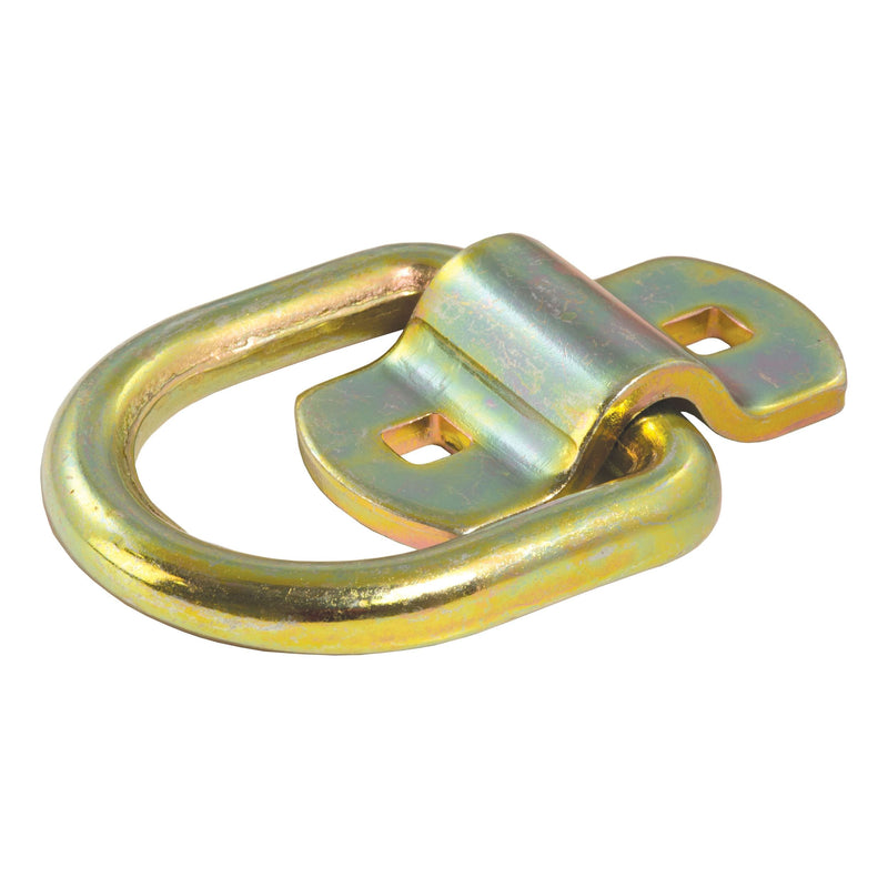 83740 3-in x 3-in Surface-Mounted Tie-Down D-Ring (3600-lb, Yellow Zinc) G4942