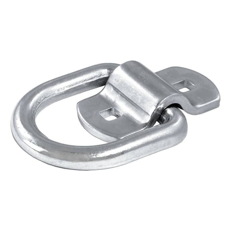 83742 3-in x 3-in Surface-Mounted Tie-Down D-Ring (3600-lb, Clear Zinc) K6891