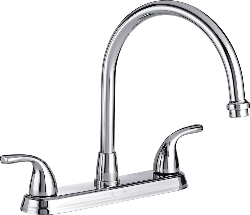 Double Handle High Arc Kitchen Faucet, Chrome U1200