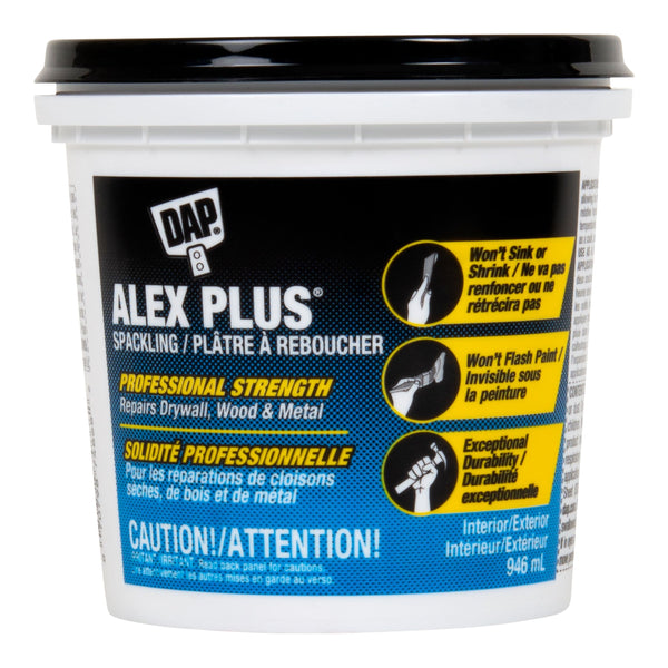 Alex Plus Professional Strength Spackling Tub, 946-ml U3443