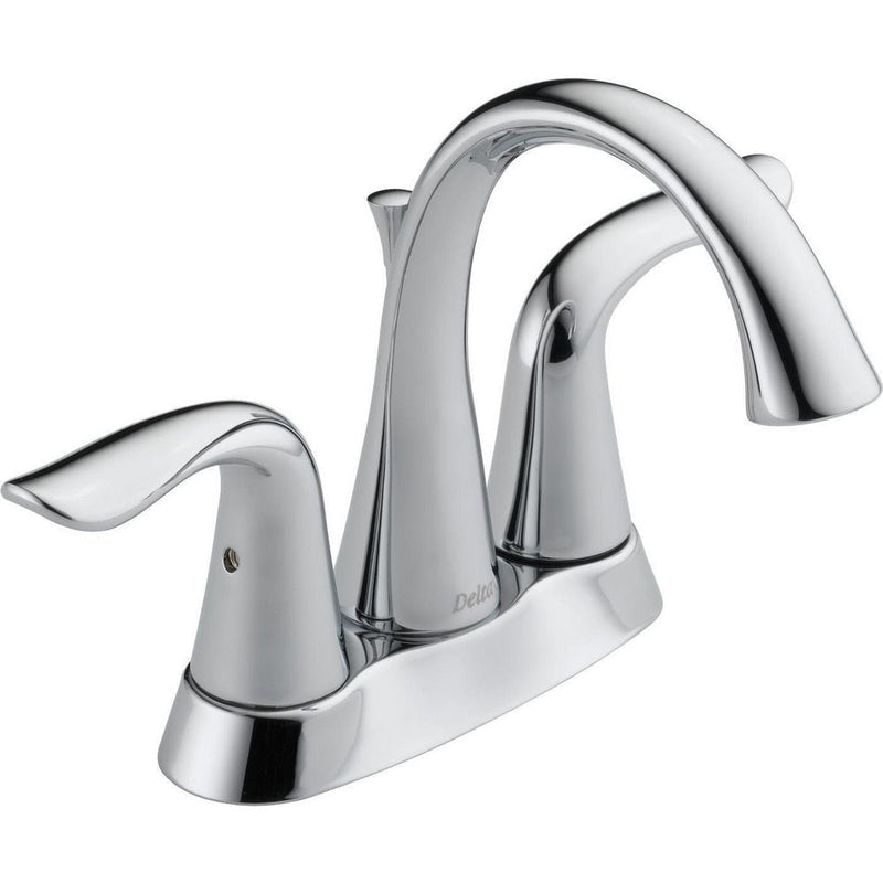 Faucet Lahara Double Handle 4-in Centerset Bathroom Sink Faucet with Pop-up Drain, Assorted Finishes G9963