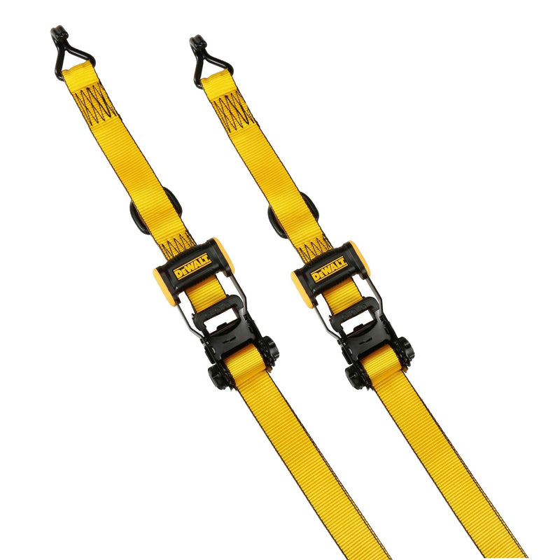 3,300-lb Ratchet Tie Down Strap, Weatherproof, 1.5-in x 16-ft (3.8 cm x 4.8 m), 2-pk W3922